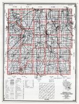Dodge County Map, Wisconsin State Atlas 1959